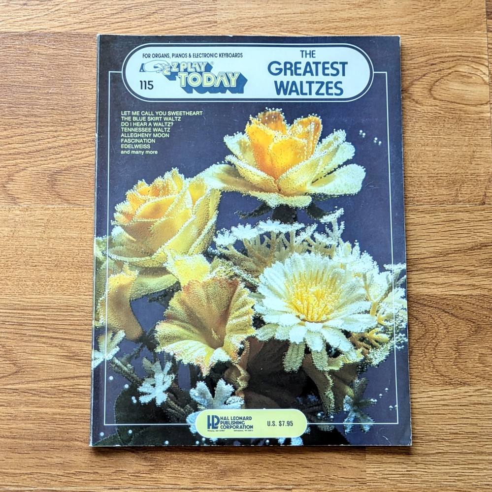Vintage Sheet Music – 1983 The Greatest Waltzes, EZ Play Today No. 115
