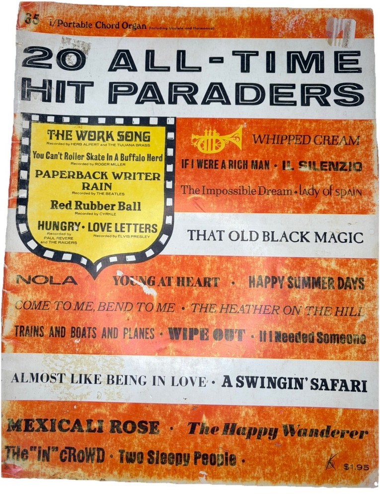 20 All-Time Hit Paraders No. 65 for Portable Chord Organ (seller 1)