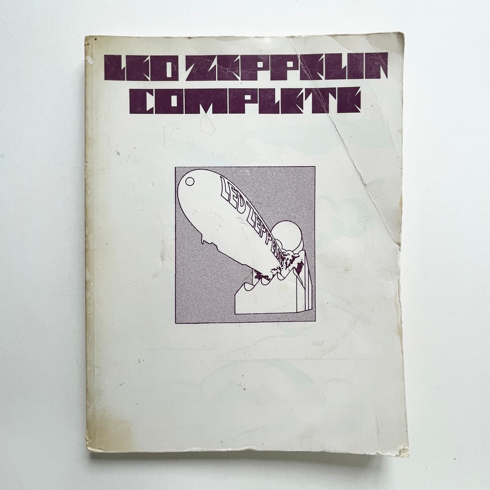 1973 Led Zeppelin Complete • Piano Vocal Guitar Sheet Music Songbook • 40 Songs