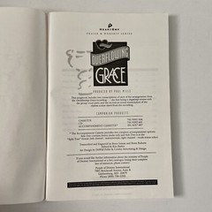 Heartcry Praise and Worship Overflowing Grace People of Destiny Songbook 1993