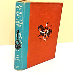 Fireside Book of American Songs Sheet Folk Music Americana Illustrated Vtg 1952