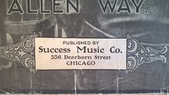 Only A Picture Of Mother Rare 1904 Antique Sheet Music Courtroom Drama Allen Way