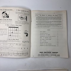 Vintage Oahu Hootenanny Song Folio Number 2 1964 Folk Tunes for Spanish Guitar
