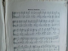 8 National Anthems: Amer Austria Engl France Germany Russia Spain Sweden- sheet