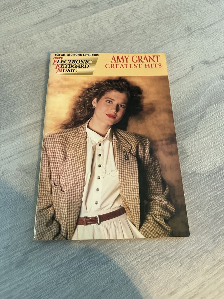 Amy Grant Greatest Hits Songbook Piano Music EKM Electronic Keyboard 1988