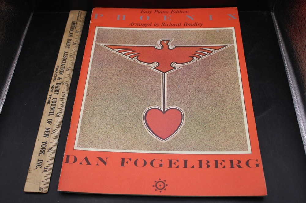 Vintage 1979 Dan Fogelberg Phoenix Easy Piano Edition Bradley Sheet Music Book