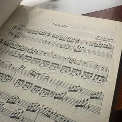Vintage Kalmus Mozart Sonatas & Three Fantasias Piano Urtext Sheet Music USA