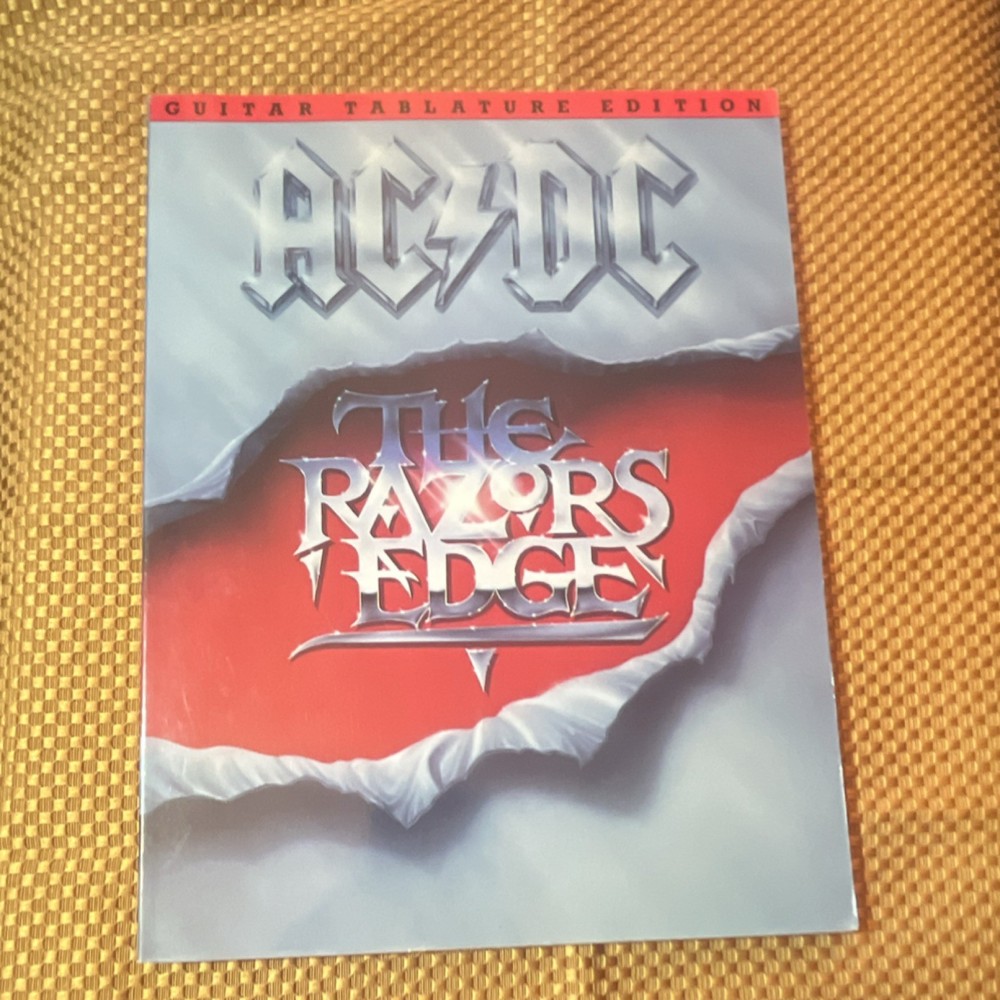 Amsco Publications AC/DC The Razors Edge Guitar Tabulature Rock AM 83031