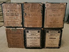 6 Ampico Player Piano Rolls – See Description for Titles
