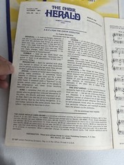 The Choir Herald October 1981 Song Book Sheet Music Set Of 3