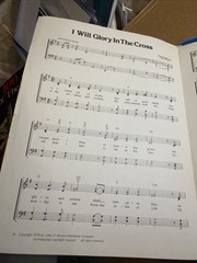 Dottie Rambo Sheet Music I Will Glory In The Cross 1978 Southern Gospel Good