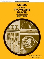 Solos for Trombone Player Sheet Music Piano Accompaniment Book Play-Along Audio