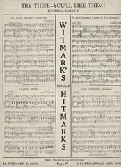 The Waltz of the Hills 1930 Vintage Sheet Music Ed Younger M. Witmark HTF