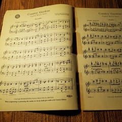 Country Gardens Traditional English Folk Dance Piano Duet Sheet Music