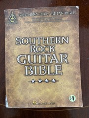 Southern Rock Guitar Bible Book Recorded Version Hal Leonard
