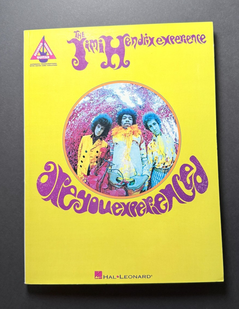 The Jimi Hendrix Experience Are You Experienced Guitar Song Book Hal Leonard