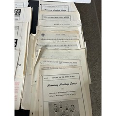 Sheet Music Large Bulk Lot Vintage Barbershop Quartet Harmony Heritage Songs