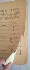 Only A Picture Of Mother Rare 1904 Antique Sheet Music Courtroom Drama Allen Way