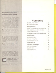 Sheet Music: Magus 12-16 Chord Organ Music Book 32 pages 1970