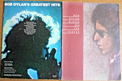 LOT OF 2 BOB DYLAN SONGBOOKS: GREATEST HITS; BLOOD ON THE TRACKS – WORDS & MUSIC