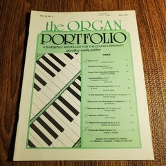 The Organ Portfolio Vocal Selections Songbook Lorenz May 1993