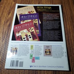 All for Strings Book 1 Comprehensive String Method Kjos 1985