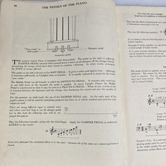 John Thompson Modern Course Second Grade Piano Book 1937 Sheet Music Tutor Vtg