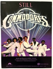 1979 COMMODORES « STILL » SHEET MUSIC – LIONEL RICHIE – ROCK POP SOUL ERA