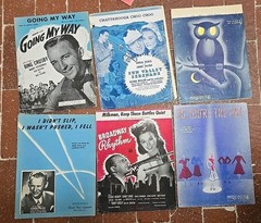 Premium Lot of 50 Vintage Sheet Music Piano/ Vocal 1930s 1940s Showtunes