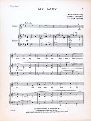 My Lady Sheet Music Queen High 1926 Musical Frank Crummit Ben Jerome Schwab