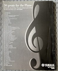 Yamaha 50 Greats For The Piano V720310 Beethoven Joplin Chopin Mozart – Y