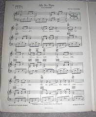 1938 AH SO PURE from Opera MARTHA Vintage Sheet Music KING&rsquo;S JESTERS