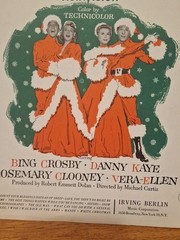 WHITE CHRISTMAS movie Irving Berlin Sheet Music Bing Crosby 1954