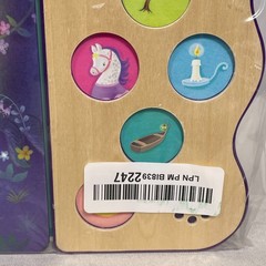 Bedtime Songs 11 Button Song Book – by Scarlett Wing (Hardcover) NEW