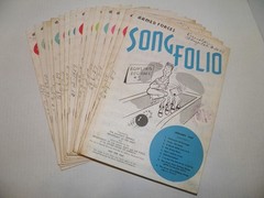 Vintage Armed Forces Song Folio Sheet Music 1957 Lot of 19 GUC