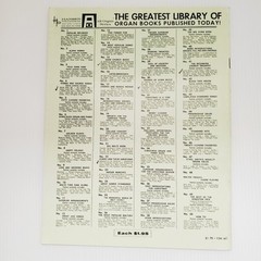 Bless This House Ethel Smith All Organ Ser. 42 Charles Hansen Vintage Music Book