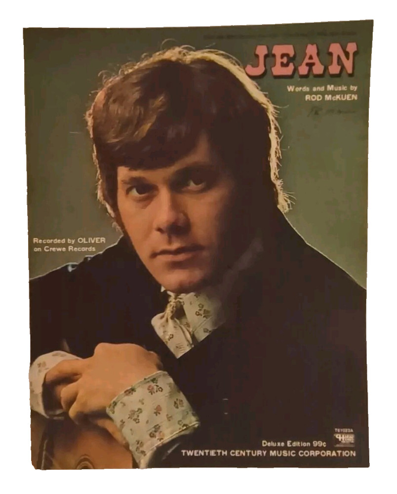 Jean Sheet Music Oliver Piano Vocals 60s Pop Folk Rock F2W