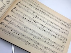 Vintage German Music Note 1939 Book Praludienbuch