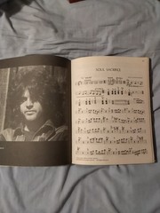 Vintage 1972 Santana Songbook Contains Bound Sheet 28 Songs from first 3 albums