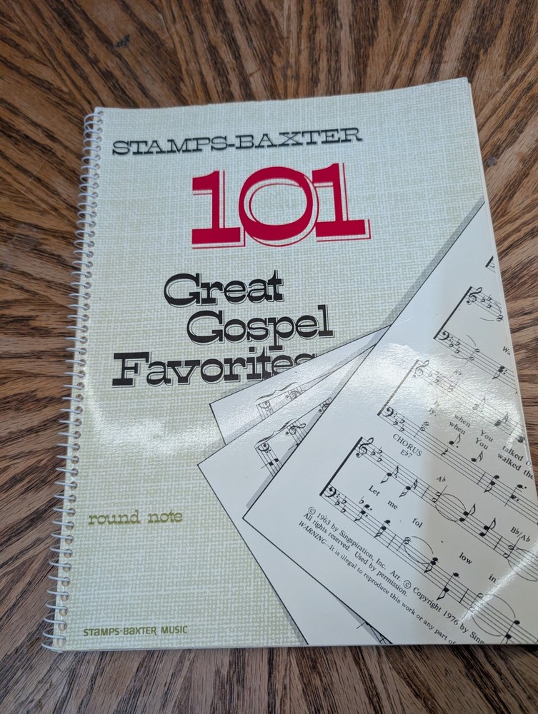 101 Great Gospel Favorites Jack Taylor Music Hymns Stamps-Baxter 1976 Round Note
