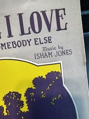 The One I Love Piano Voice Sheet Music Kahn/Jones 1924 Milton Weil