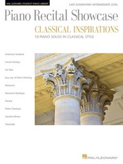 Piano Recital Showcase Classical Sheet Music 10 Solos Hal Leonard Student Book