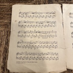 Original 1904 Der Garten Verein March And Two-Step Sheet Music Galveston