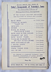 Pinocchio When You Wish Upon A Star 1940 Vintage Sheet Music Orchestra Parts
