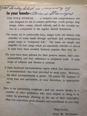 Vtg 1970 Folk Hymnal for the Now Generation Singspiration Jesus People Movement