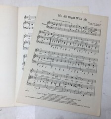 It&rsquo;s All Right With Me Cole Porter&rsquo;s Can-Can Sheet music