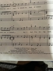 VTG 1971 ROD STEWART Sheet Music MAGGIE MAY Unichappell ROCK Pop VOCAL Faces