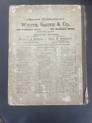 Rare VintageBound Book Sheet Music-20 Songs–1887 HC Condition PianoForte Duetts