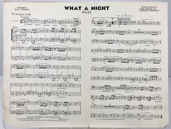 What A Night Waltz Sheet Music 1934 Trumpet Solo M. Witmark