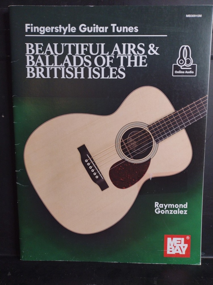 Fingerstyle Songbook Beautiful Airs & Ballards Of British Isles Play Along Ex